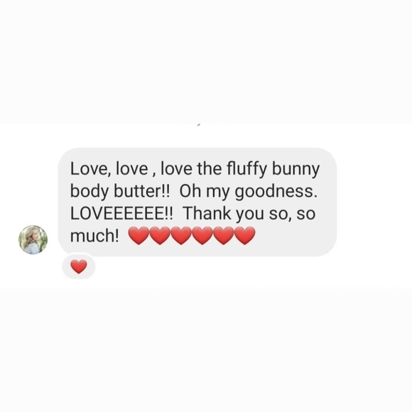 FLUFFY BUNNY BODY BUTTER. 8oz, Shea butter, citrus scent, organic, vegan! - Picture 8 of 9